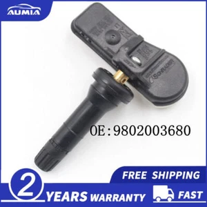 TPMS Tire Pressure Sensor 9802003680 9811536380 for Citroen C4 C5 Peugeot 433MHZ - Picture 1 of 7