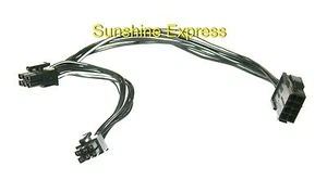 Neu OEM Dell W405C 8-Pin Buchse auf Dual 6-Pin Stecker PCI-E Grafikkarte Kabel - Bild 1 von 1