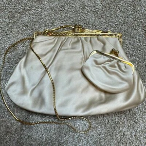 Borsa da sera a tracolla pochette Judith Leiber raso e cristallo Swarovski - Foto 1 di 7