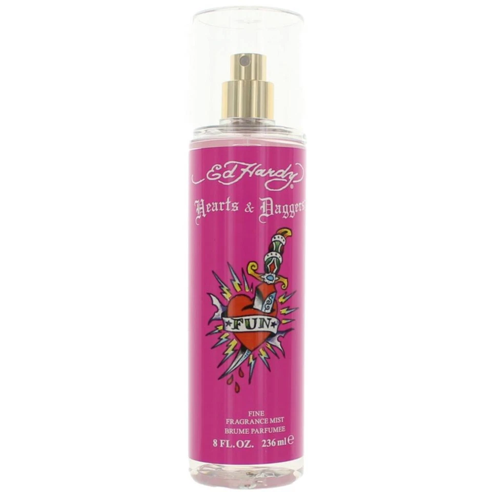 Christian Audigier Mujer Fragancia Bruma Ed Hardy Corazones y Dagas, 8 OZ Foto 1 de 1