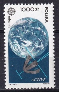 Polonia 1991 Yvert #3126 Astrofilatelia Europa CEPT Estampillada sin montar o nunca montada en muy buen estado - Imagen 1 de 1