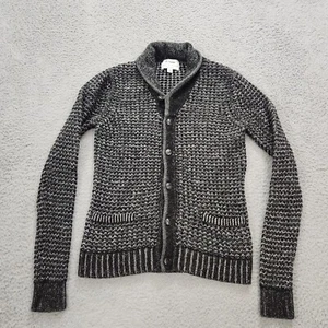 Rag & Bone Neiman Marcus Sweater Mens XL Gray Knit Shawl Collar Cardigan Wool - Picture 1 of 12