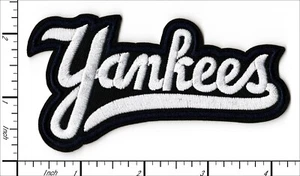 26 Pcs Embroidered Iron on patches Yankees Baseball 102x55mm AP030nYc - Picture 1 of 2