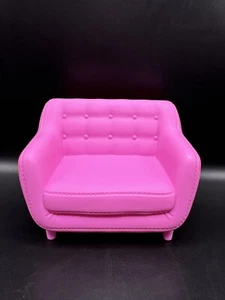 Barbie Mattel Pink Couch Loveseat Doll Furniture (V-B) - Picture 1 of 6