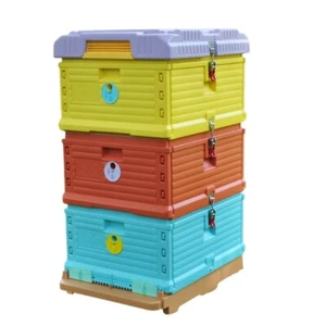 Equipo de apicultura 10 marcos aislados colmenas de abejas colmena de plástico para abejas - Imagen 1 de 14