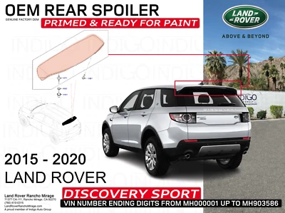 Alerón-alerón puerta levadiza Land Rover OEM Discovery Sport LR148256 Foto 1 de 2