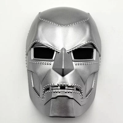 Halloween Doctor Doom Cosplay Adult Mask Fantastic Four Dr Victor Props - Image 1 of 4