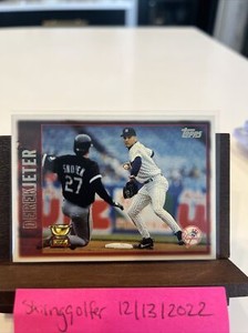 1997 Topps #13 Derek Jeter **Gold Cup** New York Yankees HOF MLB ALL STAR 