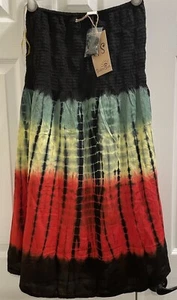 RS Riveria Sun Size Lrg Tie Dyed 2 In 1 Strapless Sun Dress/Skirt. - Bild 1 von 9