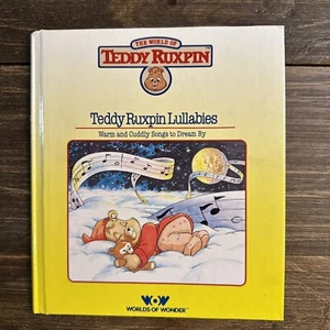 The World Of Teddy Ruxpin Lullabies Book Only Worlds Of Wonder 1985 Vintage - Imagen 1 de 19