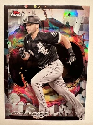 2024 Topps Finest #261 Andrew Benintendi RARE REFRACTOR - White Sox - CASE HIT - Image 1 of 2