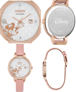 Citizen Eco Drive Disney Minnie Mouse Edelstahl Quarz Damenuhr - Bild 1 von 5