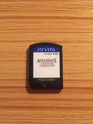 Cartucho de juego Assassin's Creed III 3: Liberation PS Vita (como nuevo) - Envío en 1 día Foto 1 de 2