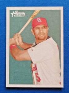 2006 Bowman Heritage #200 - Albert Pujols St. Louis Cardinals - NM-MT or Better