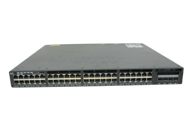 Cisco WS-C3650-48FD - 50 Ports Fully Managed Ethernet Switch (IP Base)