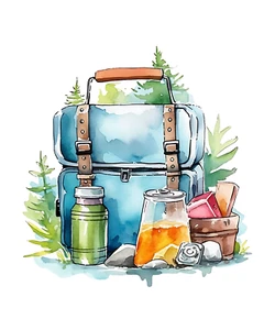 Adesivo auto XXL 18X18 cm sticker campeggio sticker - Foto 1 di 1