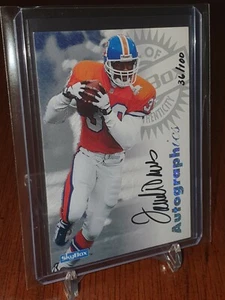 1997 SkyBox Premium Autographics Century Marks Terrell Davis AUTO 036/100 HOF - Picture 1 of 4