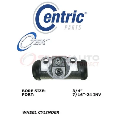 Centric C-TEK Drum Brake Wheel Cylinder for 1995-1997 Mazda B2300 2.3L L4 - wm - Imagem 1 de 4