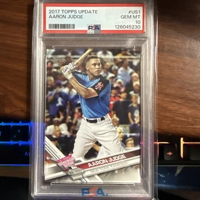2017 Topps Update Series - Home Run Derby Aaron Judge #US1 (RC) PSA 10 - Image 1 of 2