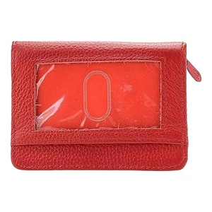 Lock Wallet - Portafoglio Blocco RFID per Uomo e Donna Protezione da Furto (Rosso) - Foto 1 di 5