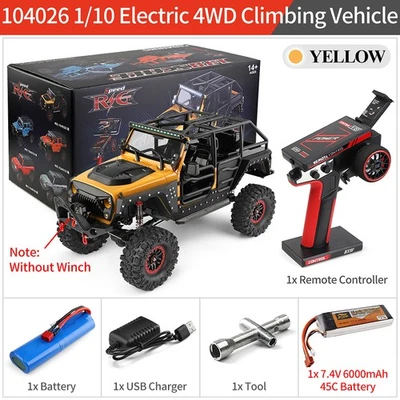 Wltoys XK 104026 Climbing Car 4WD 1/10 Off-road Vehicle Remote Controller Cars - Image 1 of 4
