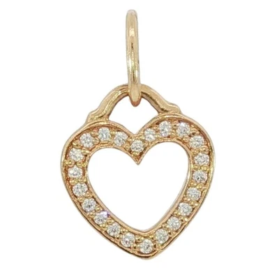 蒂芙尼钻石心形饰品 18k 玫瑰金 — 第 1/4 张图片