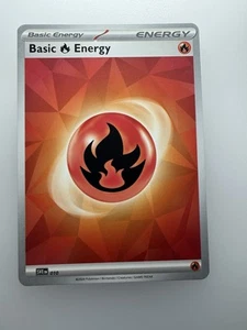 Pokemon Basic Fire Energy Card 010 - Picture 1 of 10