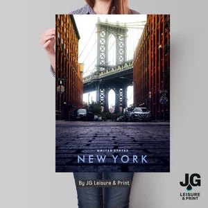 New York City USA Picture Wall Art | Print | Poster Unframed - Picture 1 of 3