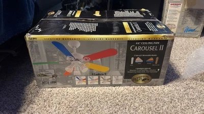 Hampton Bay 44" Carousel II Ceiling Fan 5 Blade (READ DESCRIPTION) - Image 1 of 4