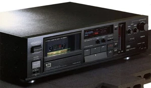 KENWOOD KX-880D Estéreo Cassette Deck Negro con Medidor Digital Probado Alimentación Solo - Imagen 1 de 4