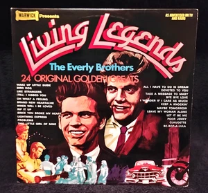 (NEW) EVERLY BROTHERS "LIVING LEGENDS" (RARE U.K. VINYL / 1ST RL-1972) - Picture 1 of 4