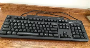 Sony Vaio Black Wired Keyboard - Six Pin Plug - PCVA-KB4P/U - Picture 1 of 11