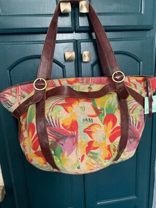 Deux Lux Floral Handbag Hobo Purse Tote NWT - Foto 1 di 8
