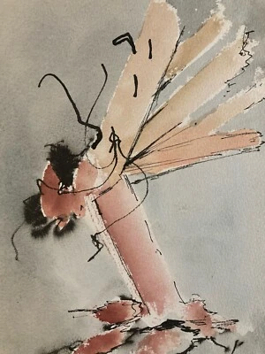 Красивый рисунок искусства 2001 картина бумаги акварель Всемирный торговый центр поворот - Изображение 1 из 4