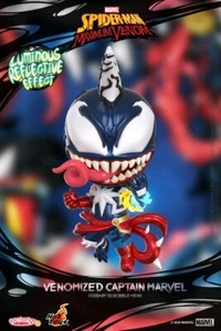 Spider-Man: Maximum Venom - Venomized Captian Marvel Cosbaby (S) Hot Toys Figure - Picture 1 of 4