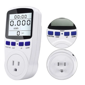 Monitor de energía digital inteligente vatímetro enchufe de EE. UU. amplificador de voltaje potencia Kwh medidor de costo - Imagen 1 de 9