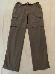 American Outdoorsman Convertible Cargo Pants Size Medium (31"x30.5") Gray Hiking - Picture 1 of 15