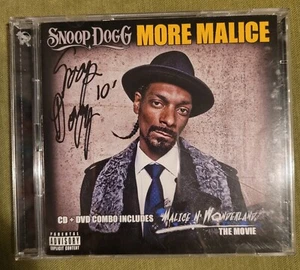 Snoop Dogg More Malice cd + dvd SIGNED - Picture 1 of 13