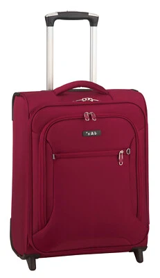 Kleiner Handgepäck Trolley Stoffkoffer, Reisegepäck Rot 54 cm 1,9 kg Bowatex - Bild 1 von 4