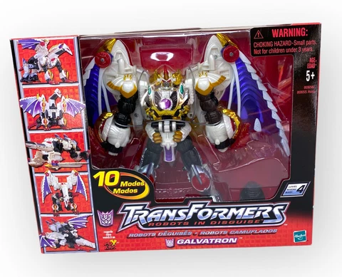 Transformers Galvatron Robots in Disguise 10 Modes of Transformation 2001 Hasbro Cover