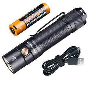 Fenix E35 V3.0 3000 Lumen EDC Flashlight with 5000mAh USB-C Rechargeable Battery