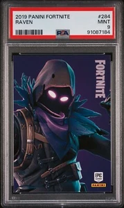 2019 PANINI FORTNITE 284 RAVEN PSA 9 - Picture 1 of 2