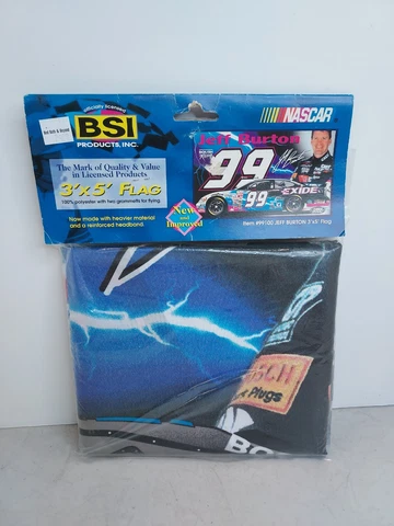 2000 BSI NASCAR JEFF BURTON # 99 3"X5" FLAG Cover