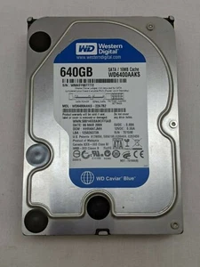 Western Digital WD6400AAKS Caviar Blue 640GB 7200rpm 3.5" SATA Hard Drive TESTED - Picture 1 of 3