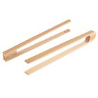 2 Pieces Magnetic Bamboo Toaster Tongs 8.7 Inch Wooden Kitchen Toast Tongs4416