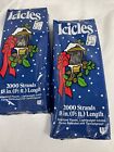 Union Christmas Icicles Tinsel Metalized 4000 Strand Total 2 Pack Lot Vintage 
