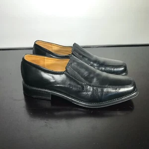 Giorgio Brutini Men's Sz 10 M, Soft Leather Slip-On Loafers, Black, Casual Dress - Picture 1 of 8