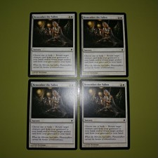 Remember the Fallen x4 New Phyrexia 4x MTG Magic the Gathering Playset
