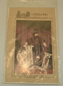 Garden Gatering Sleigh Ride Craft Figure Pattern #90 (Pattern Only) - Picture 1 of 2