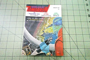 WORLDS OF TOMORROW 2/1964 VINTAGE SF PULP DIGEST R.A. LAFFERTY STORY - Imagen 1 de 3